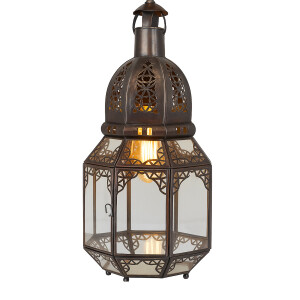 Plafondlamp Haifa Clear 40 cm | Mediterrane hanglamp van...