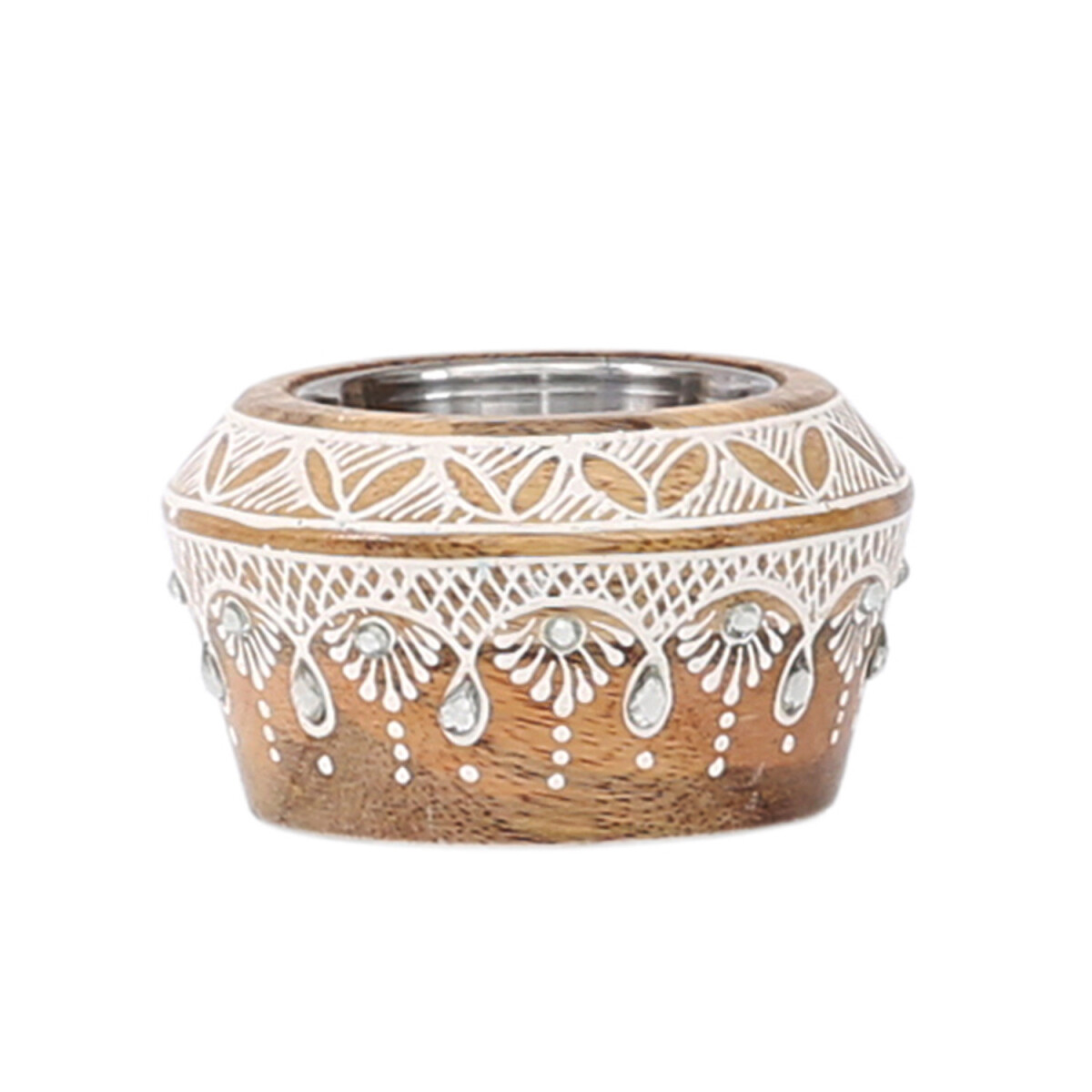 Boho-decoratie: theelichthouder en kandelaar Anasuya