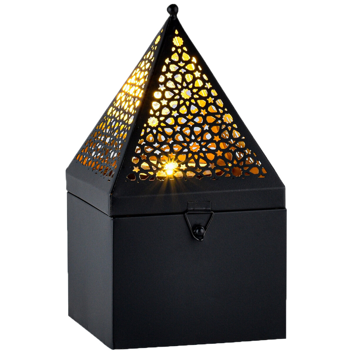 Oosterse decoratieve theelichthouder met box