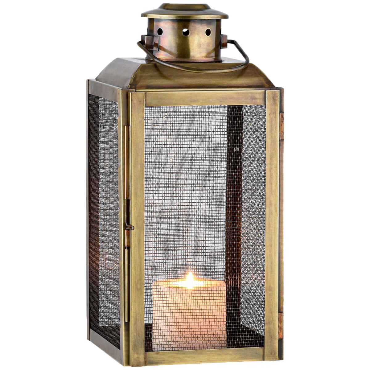 Vintage decoratieve lantaarn, theelichthouder, tuinlantaarn,