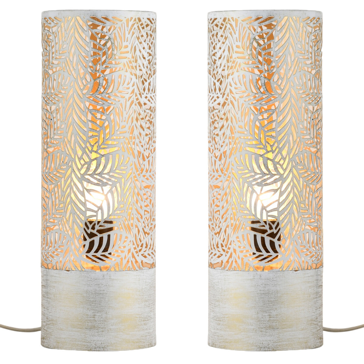 Set van 2 boho-decoratieve tafellampen/n box
