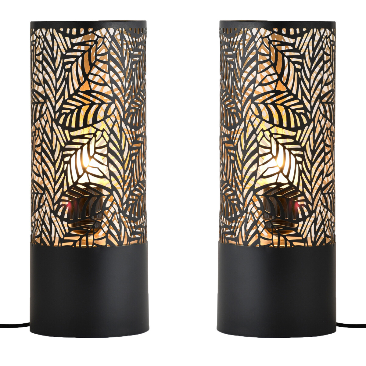 Set van 2 Scandinavische decoratieve tafellampen, nachtlampj