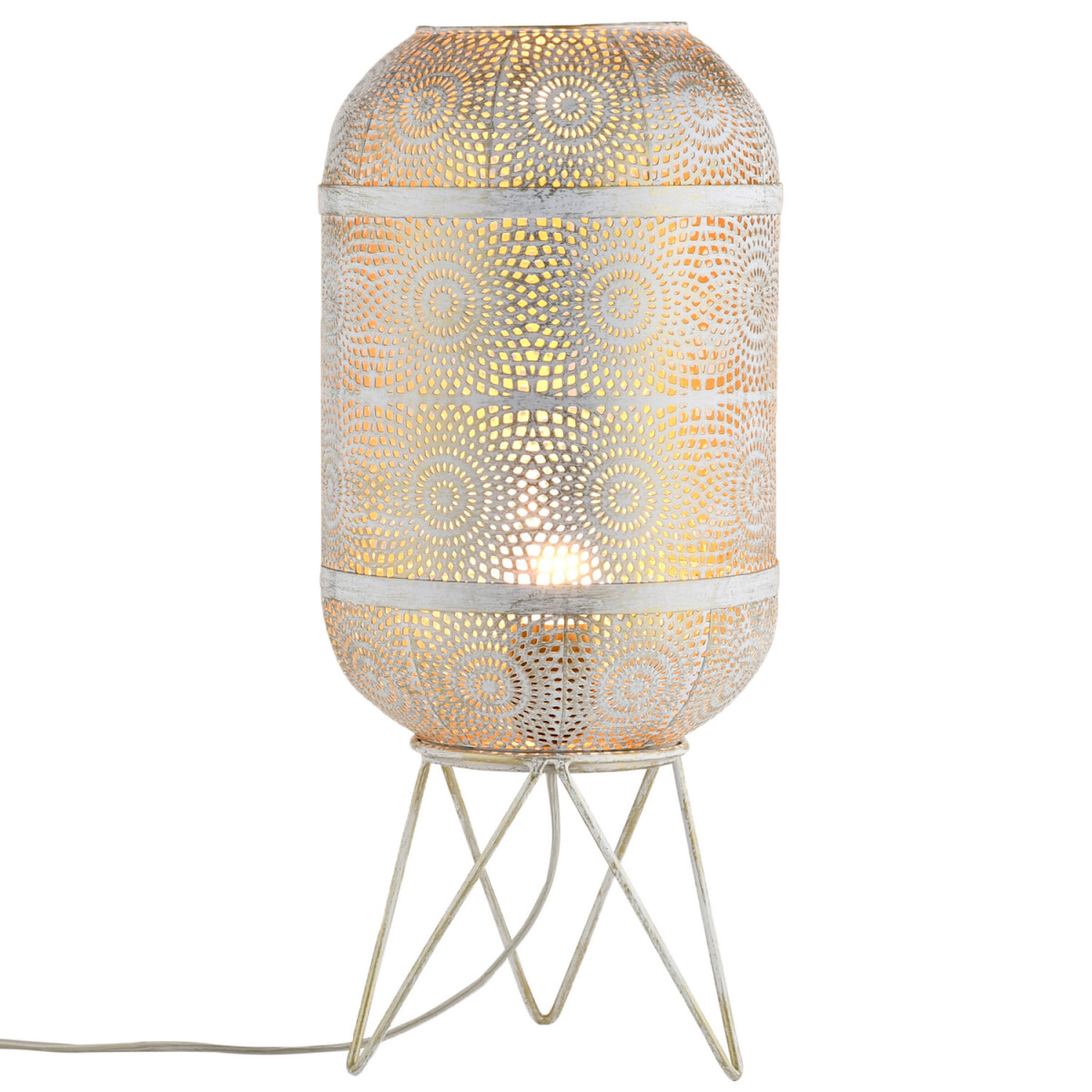 Oosterse decoratieve staande lamp, tafel box