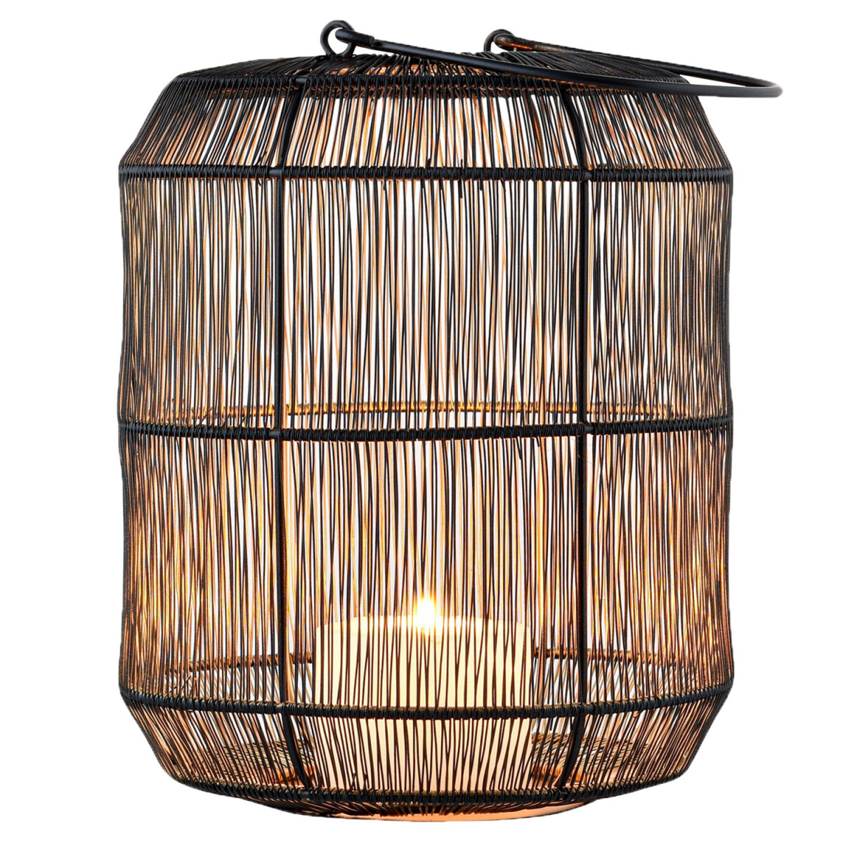 Scandinavische decoratie: windlicht, theelichthouder, kandel