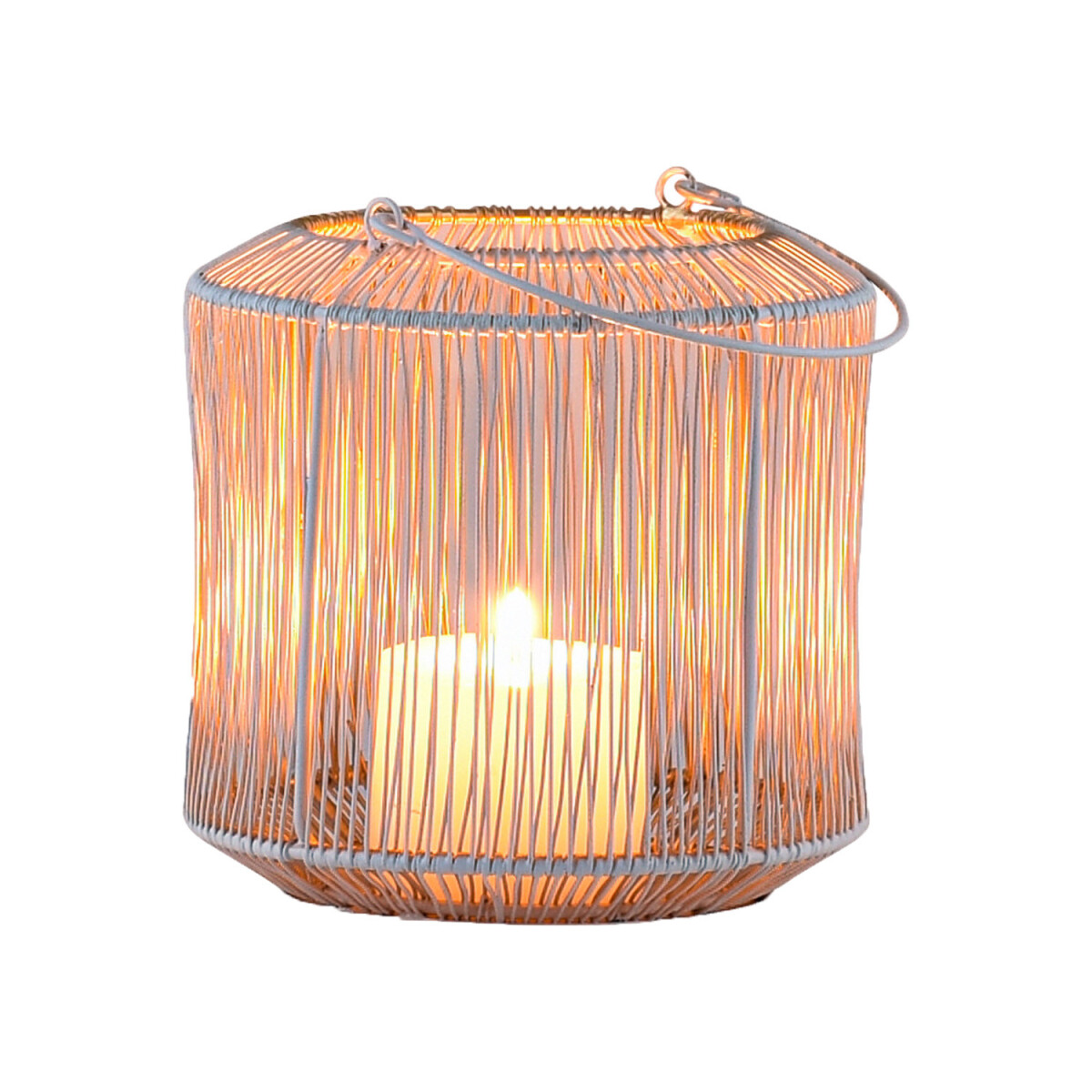 Scandinavische decoratie: windlicht, theelichthouder, kandel