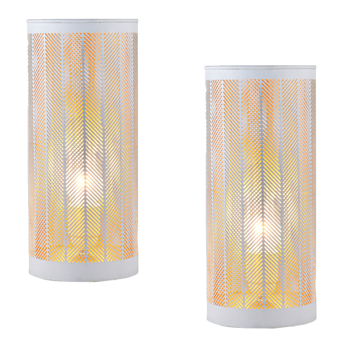 Set van 2 boho-decoratieve nachtlampjes/tafellampjes van Aig