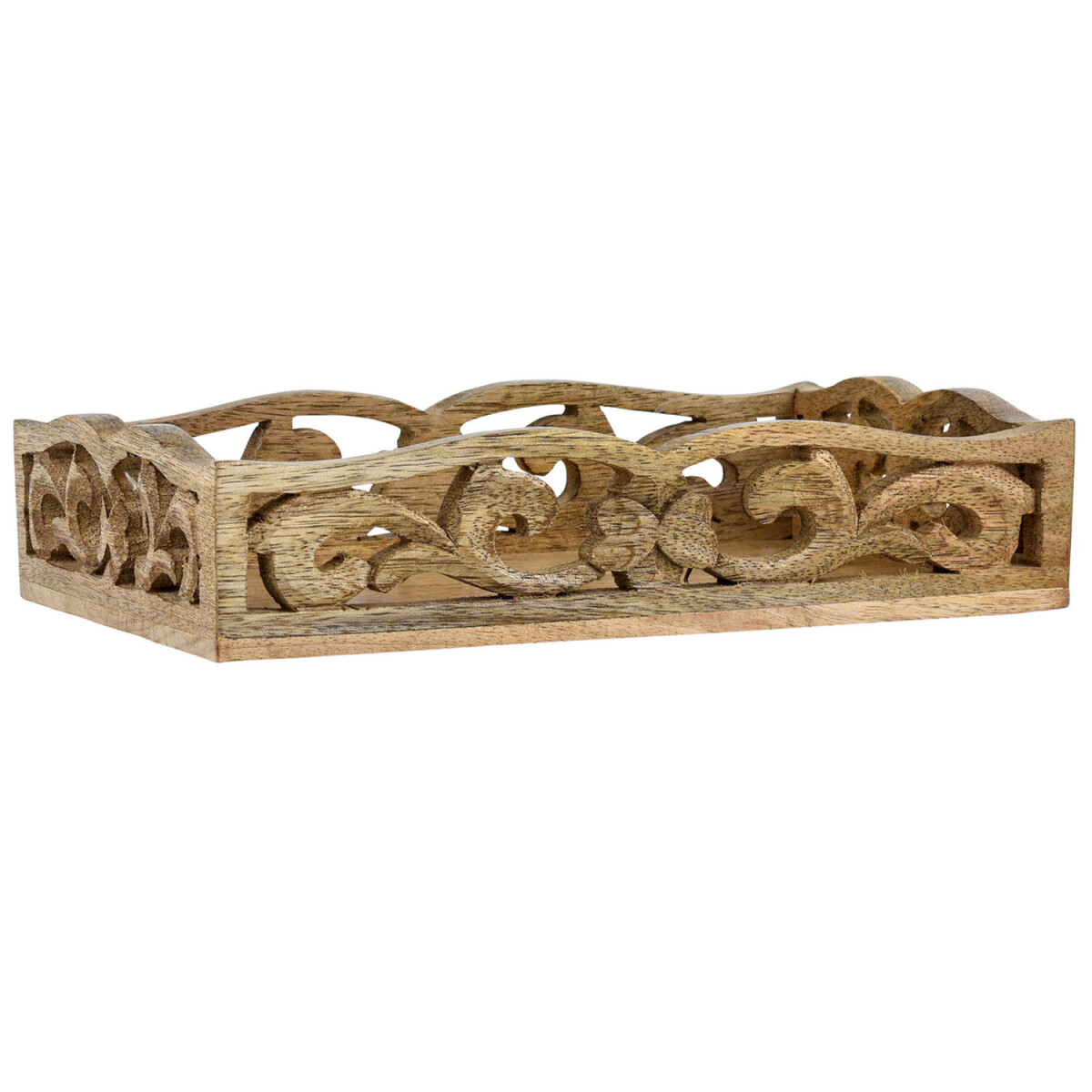Boho-decoratie dienblad, houten dienblad van Haias