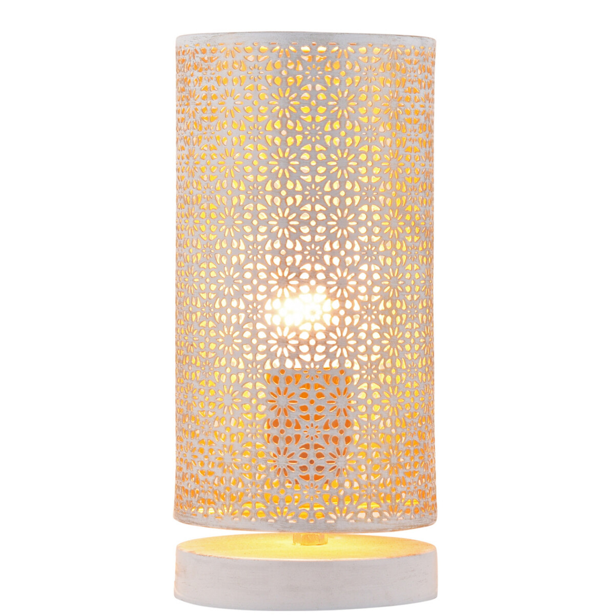 Boho-tafel- en nachtlamp Tuza, wit