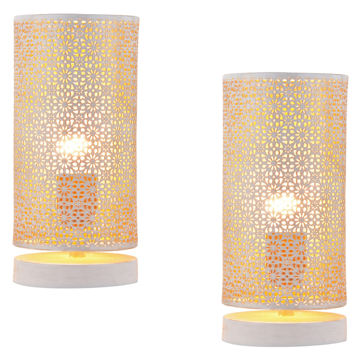 Set van 2 boho-decoratieve tafellampen/n box