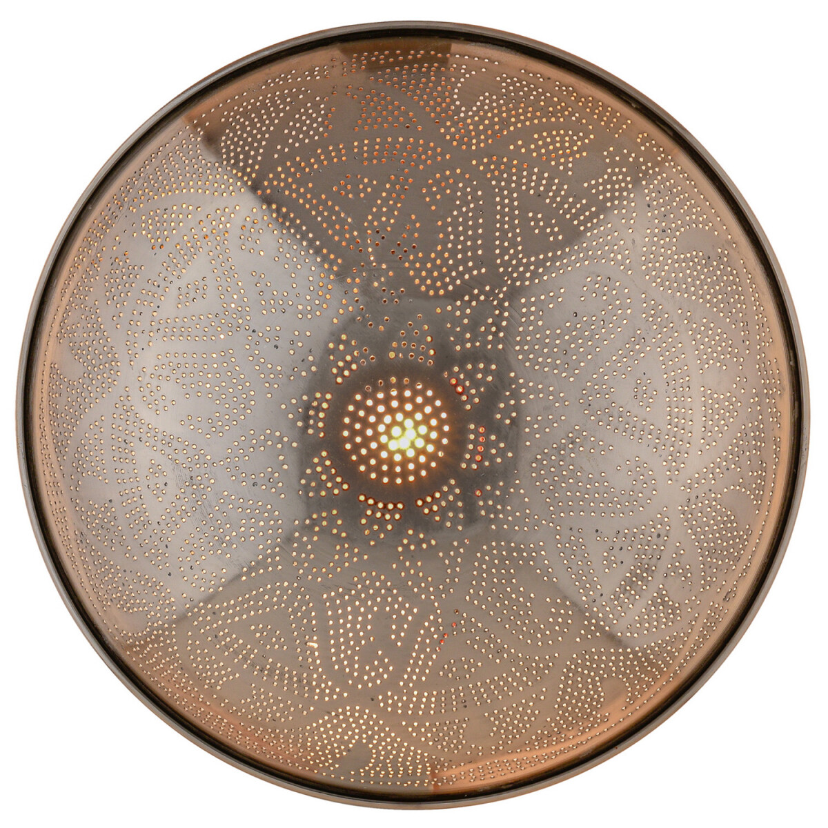 Oosterse wandlamp Lesha Zilver | Handgem box
