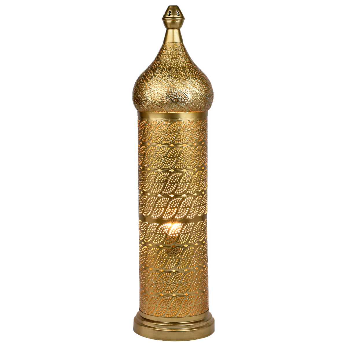 Oosterse decoratieve staande lamp Insaf goud