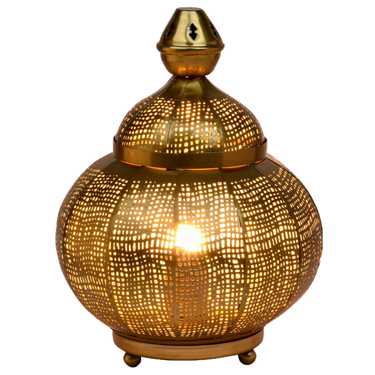 Oosterse decoratieve tafellamp, nachtlamp, lamp Jamala goud