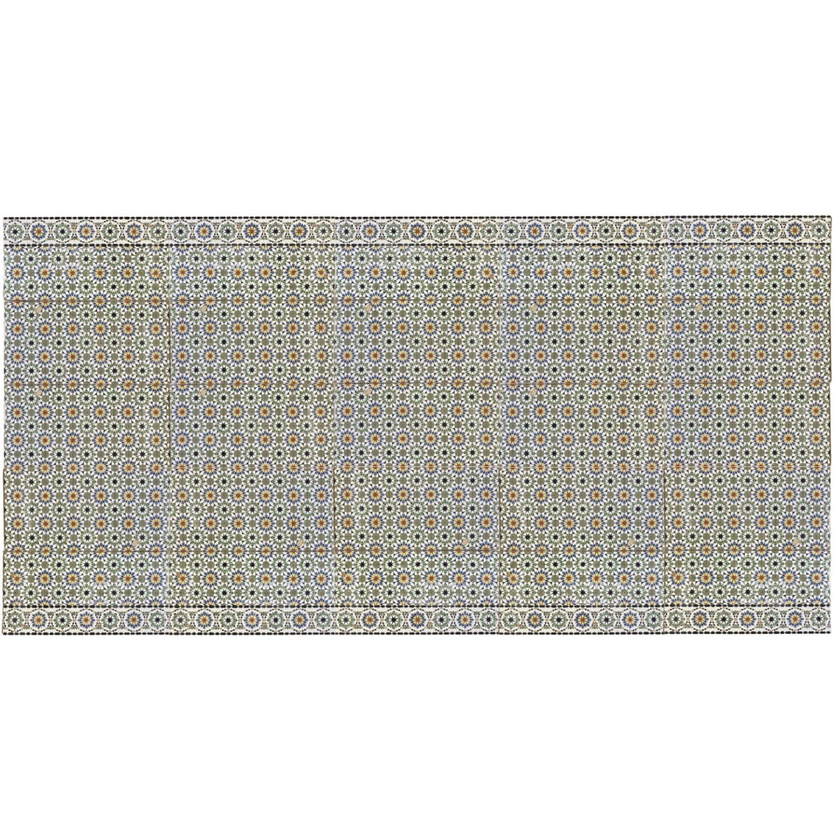 Oosterse wandtegels  Damascus 1 m² - Patroon 14