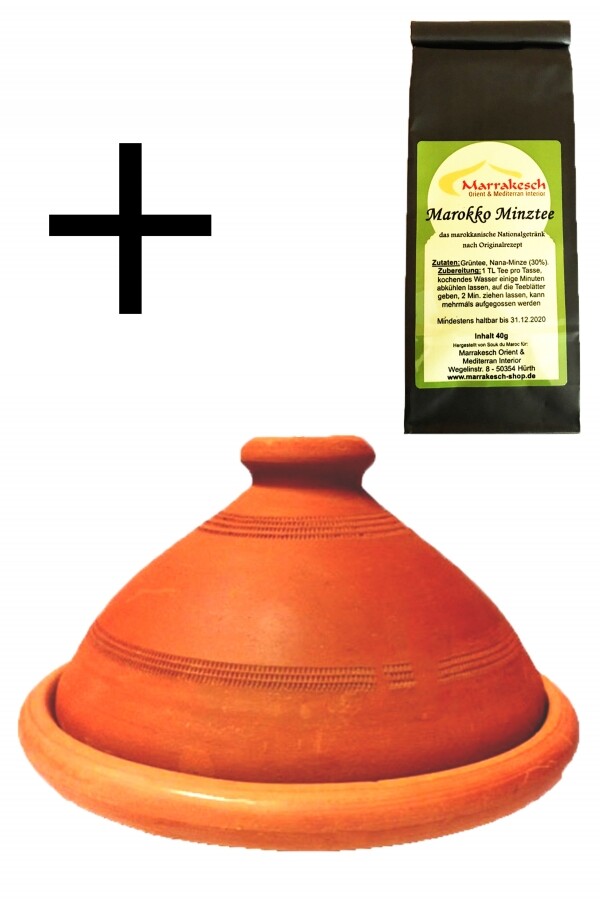 Set van 2, ORIGINELE tajine Ø 35  box