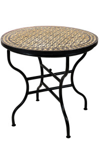 Marokkaanse mozaïektafel Albaicin, beige en...