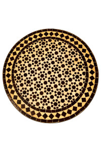Marokkaanse mozaïektafel Albaicin, beige-bruin, 60...