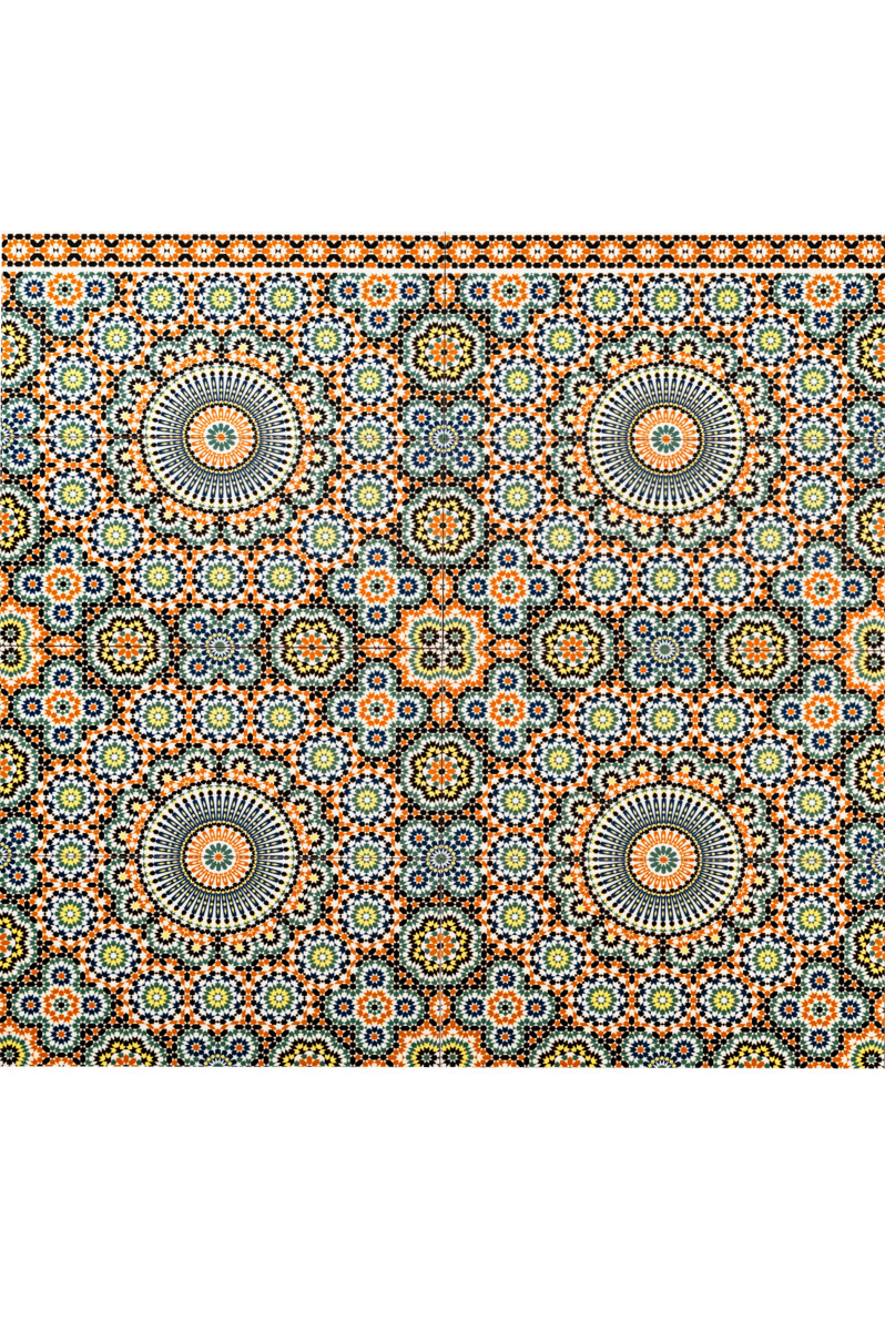 Oosterse wandtegels  Damascus 1 m² - Patroon 4