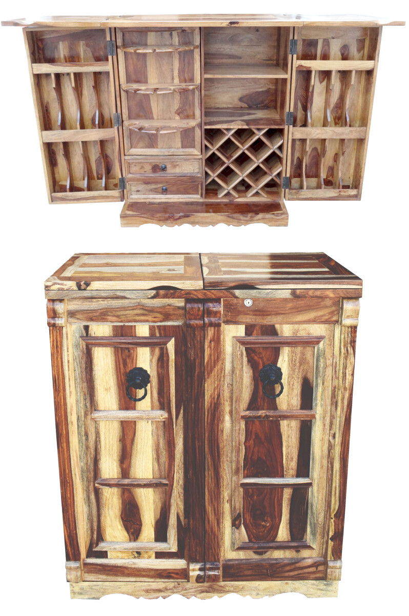 Oosterse bar met opklapbare toog, gemaak box