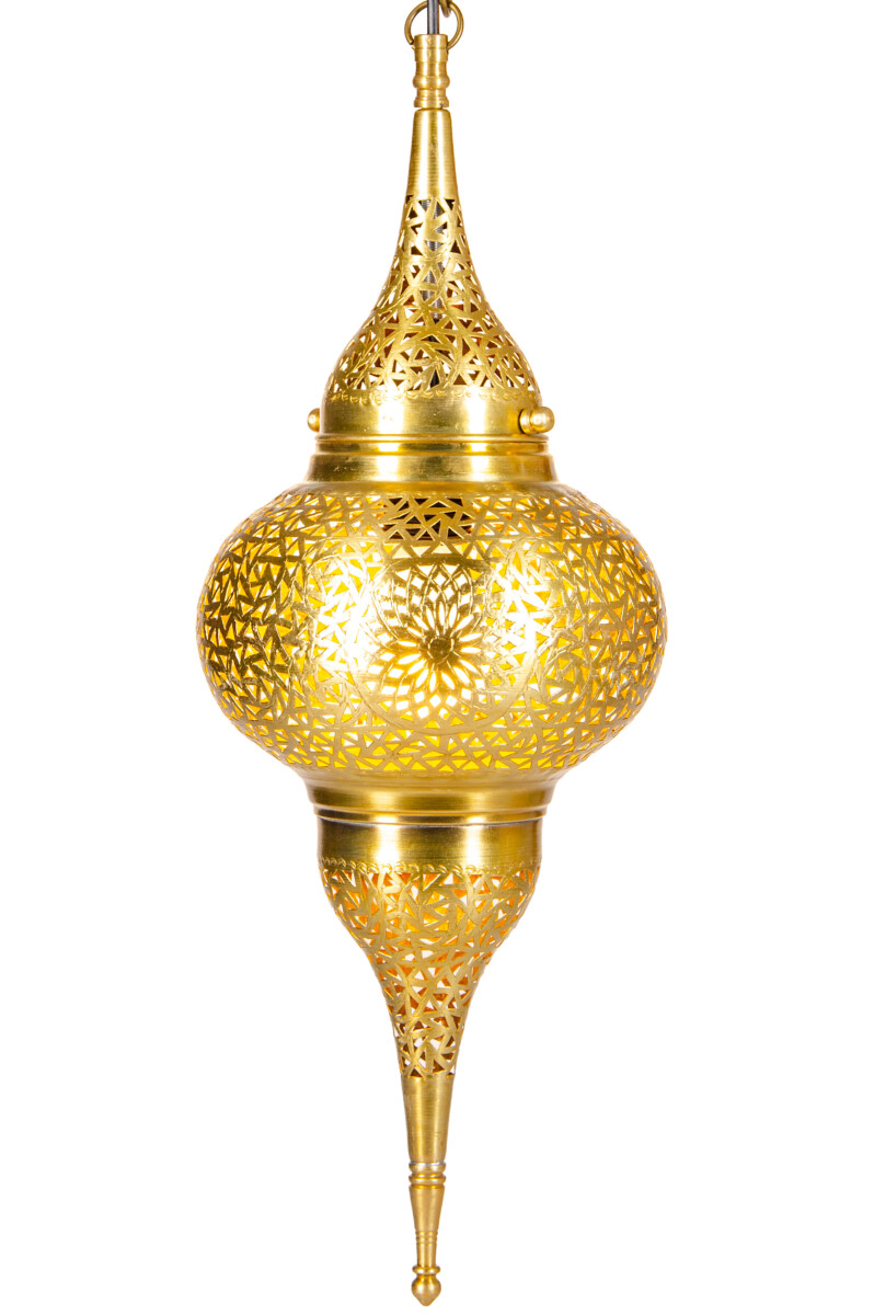 Hanglamp Hayati Gold 55 cm | Marokkaanse lamp van messing